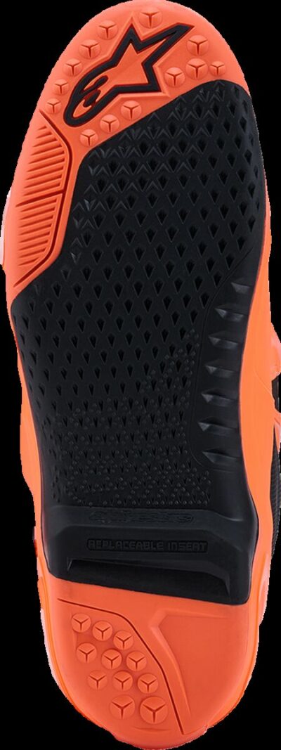Alpinestars BOOT TECH 10 S-VENTED ORG FL/BLK/WHT - Image 2