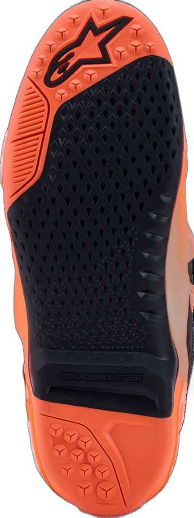 Alpinestars BOOT TECH 10 S-VENTED ORG FL/BLK/WHT - Image 2
