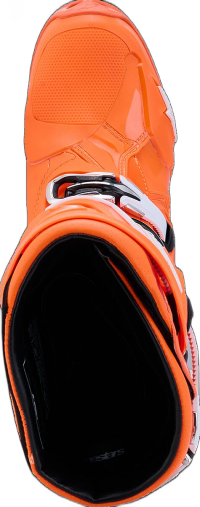 Alpinestars BOOT TECH 10 S-VENTED ORG FL/BLK/WHT - Image 3