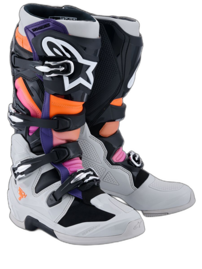 Alpinestars BOOT TECH 7 BLK/LT GY/ORG FL/MAG