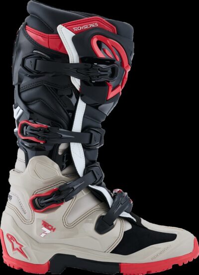 Alpinestars BOOT TECH 7 ENDURO BLK/LT GRAY/BRT RD - Image 3