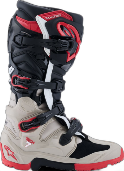 Alpinestars BOOT TECH 7 ENDURO BLK/LT GRAY/BRT RD - Image 3