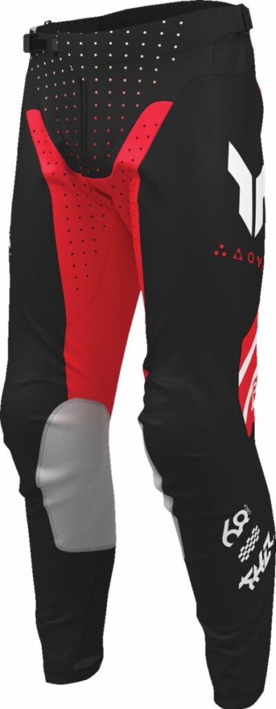 THOR PANT LAUNCHMODE FUTURA BLACK/RED - Image 3