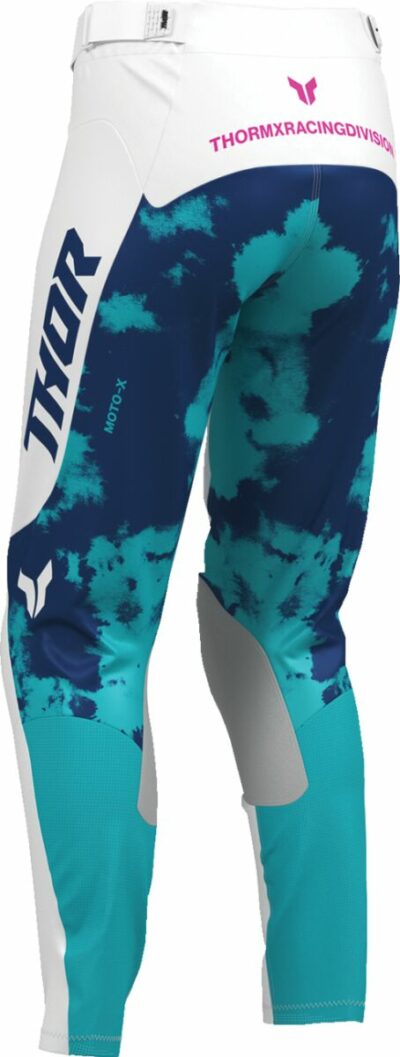 THOR PANT WMN LAUNCHMODE BLEACH WHT/AQ - Image 2