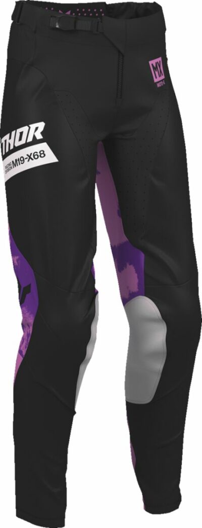 THOR PANT WMN LAUNCHMODE BLEACH BLK/ORCH