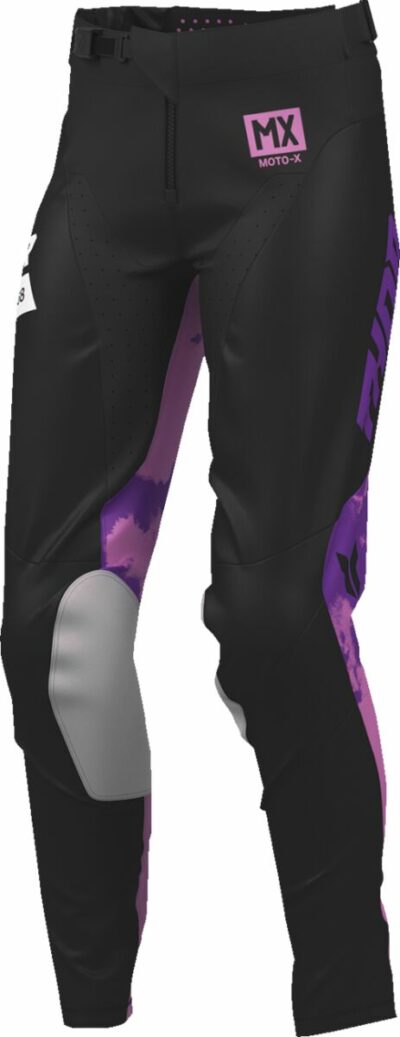 THOR PANT WMN LAUNCHMODE BLEACH BLK/ORCH - Image 3