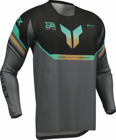 THOR JERSEY LAUNCHMODE-VENT RAPTOR BLK/CH