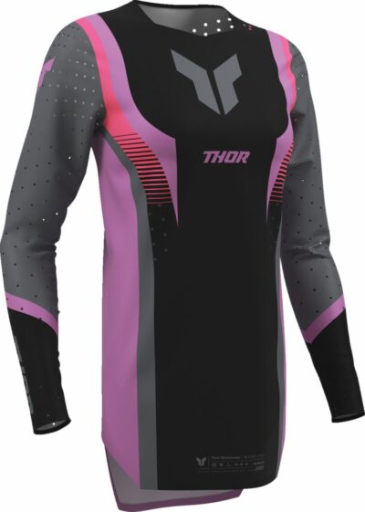 THOR JERSEY WMN SPORTMODE VELOCITY BLK/ORC