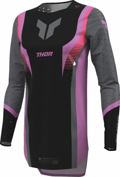 THOR JERSEY WMN SPORTMODE VELOCITY BLK/ORC - Image 3