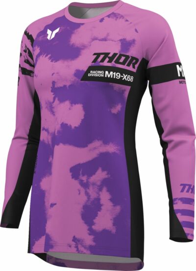 THOR JERSEY WMN LAUNCHMODE BLEACH BLK/ORC - Image 3