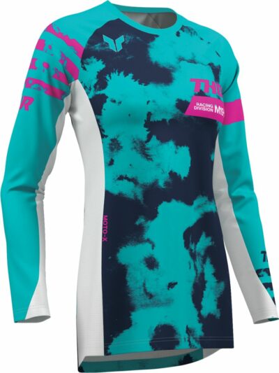 THOR JERSEY WMN LAUNCHMODE BLEACH WT/AQ