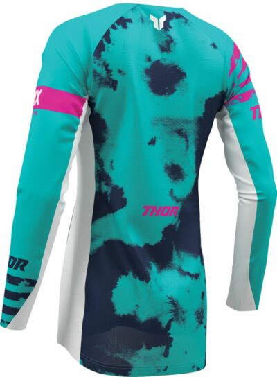 THOR JERSEY WMN LAUNCHMODE BLEACH WT/AQ - Image 2