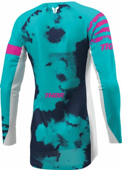 THOR JERSEY WMN LAUNCHMODE BLEACH WT/AQ - Image 4