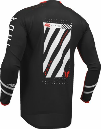 THOR JERSEY YTH LAUNCHMODE FUTURA BLK/RD - Image 4