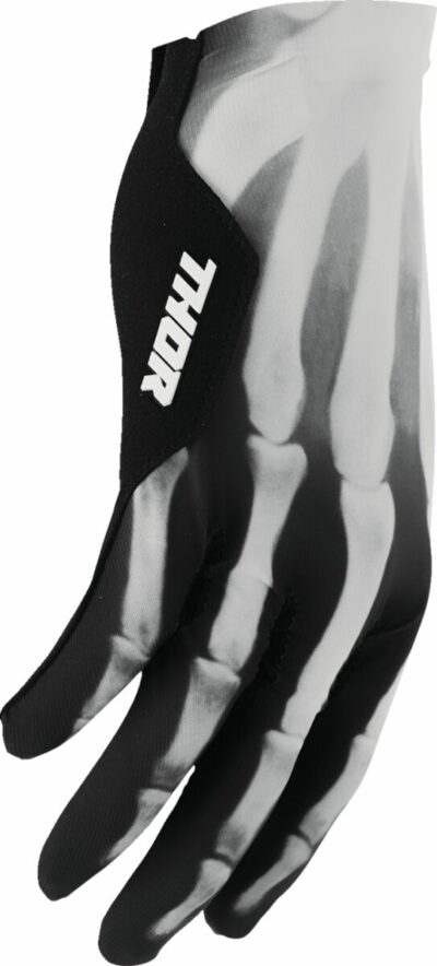 THOR GLOVES SPORTMODE X-RAY BLACK/WHITE - Image 2