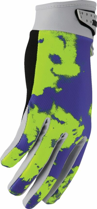 THOR GLOVES LAUNCHMODE BLEACH GRAY/ACID - Image 3