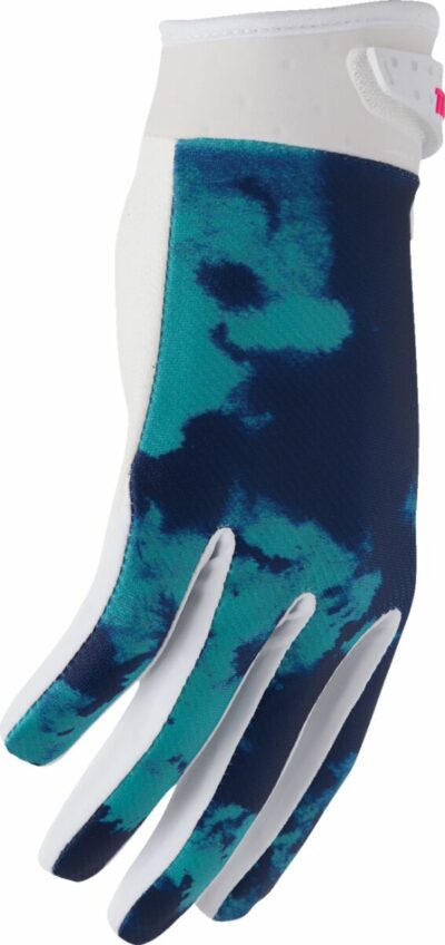 THOR GLOVES LAUNCHMODE BLEACH WHT/AQ - Image 3