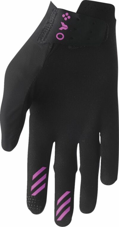 THOR GLOVES WMN SPORTMODE ICONIC BLK/ORCH - Image 2