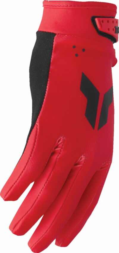 THOR GLOVES YTH LAUNCHMODE SPLIT RED - Image 3
